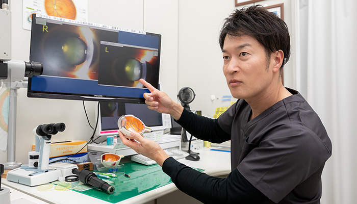まぶしく感じる症状について